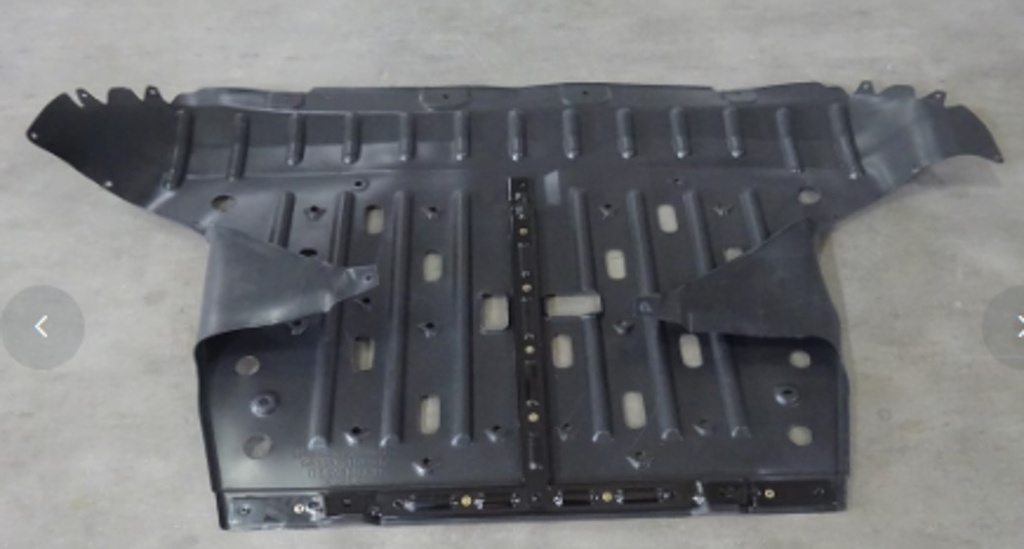 [SA3EA-3102310] Mbrojtese balte e nenkornizës perpara (komplet) / Front subframe mudguard (complete)
