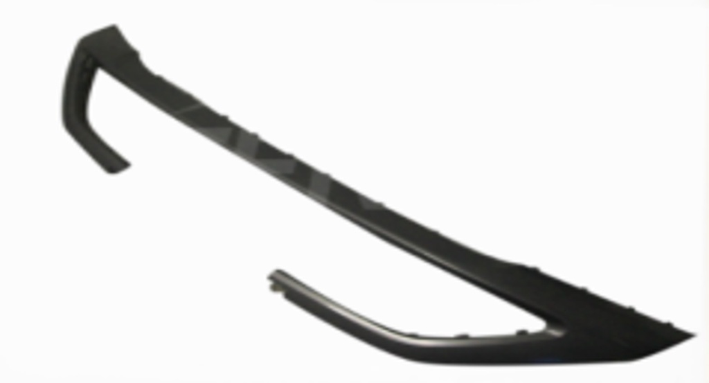 Panel dekorativ krom parakolpi para / Decorative chrome front bumper panel